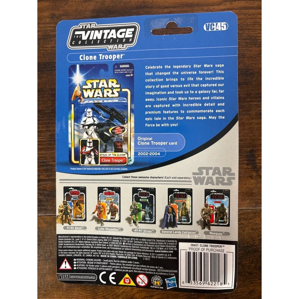 Star Wars The Vintage Collection Clone Trooper VC45 Attack of the Clones Figure
